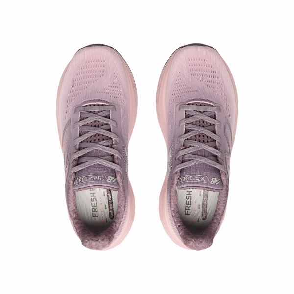 running in a suspension bridge area shoes New Balance Women's Fresh Foam X 1080v14 Wide Pink