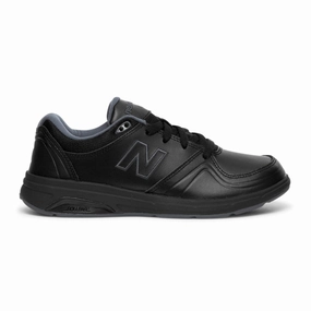 Wide Toe Box Engineering New Balance Women's WW813BK Black Leather