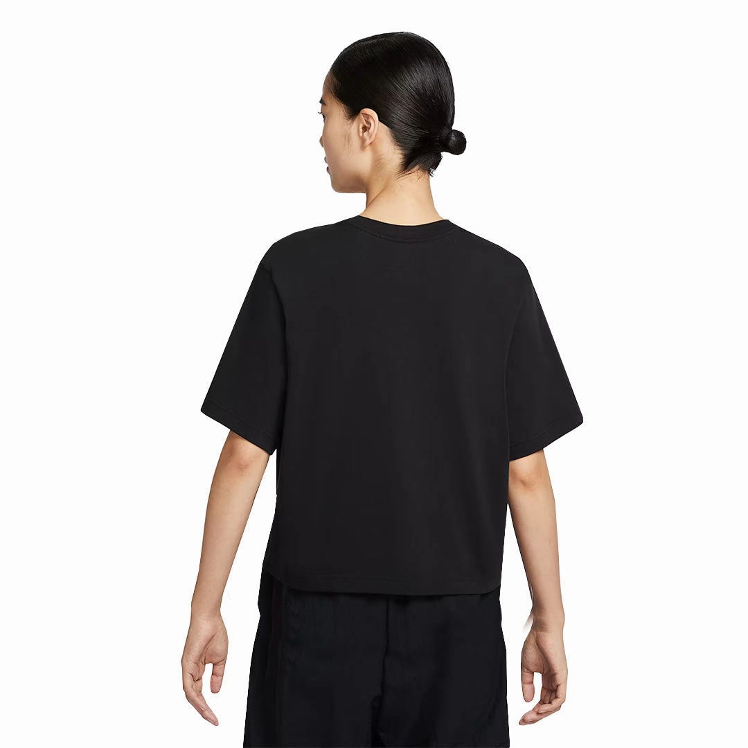 QuiltedPattern Nike - Women's NSW Essential Boxy Short Sleeve T-Shirt (DD1237 010)