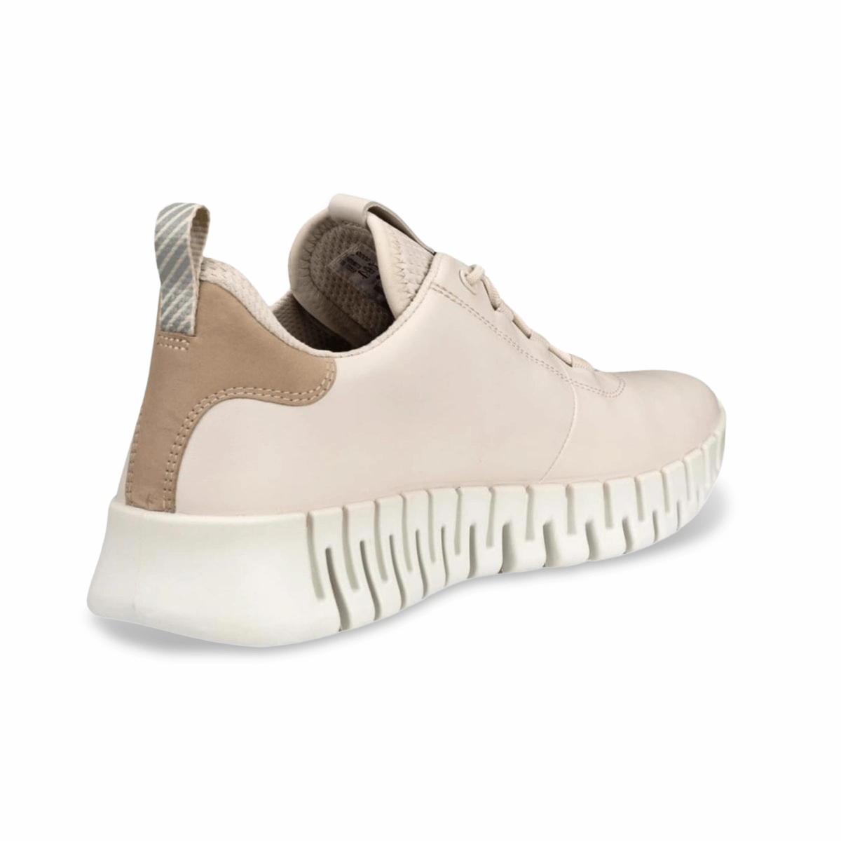 Ecco Women's Gruuv Limestone/Powder Leather Hyper Breathable Upper Neutral Stability Base