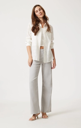 Youth Style Weekend Style Rainy Day Active Outfit ALENA WIDE LEG IN MIRAGE GRAY FLEX BLUE