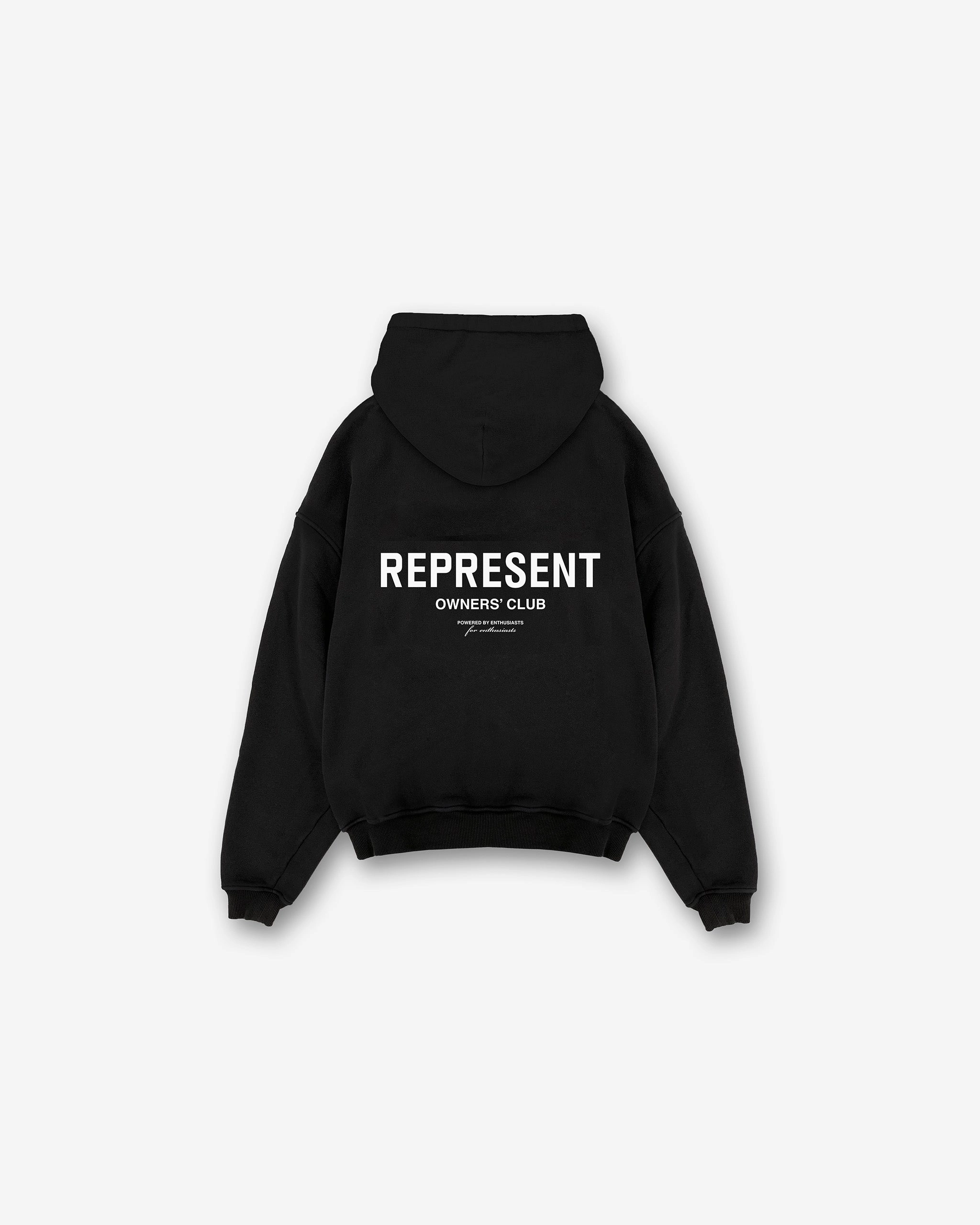 Dragonfly like Urban Comfort Represent Owners Club Zip Hoodie - Black