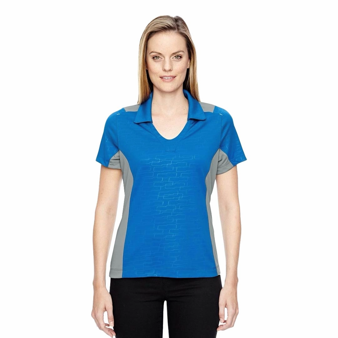 North End - Women's Embossed Print Polo (78691 447) Lightweight Lining Thermal Insulation