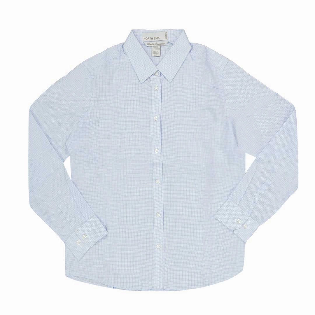 Recycled Material Construction North End - Women's Wrinkle Resistant Cotton Blend Shirt (77043 708)