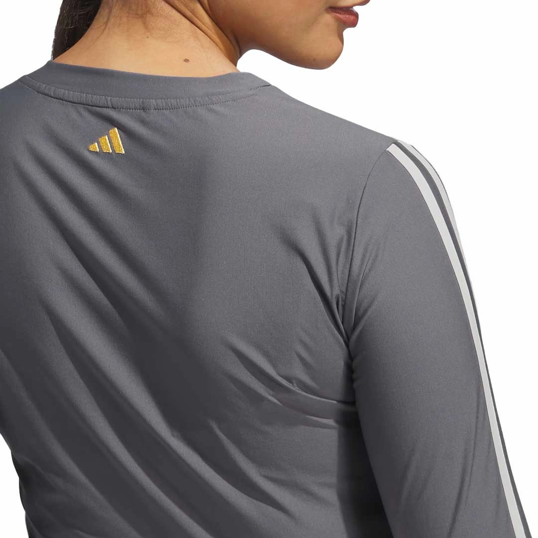 Heat Sealed Seams Multi Layer Design adidas - Women's Ultimate365 TWISTKNIT Long Sleeve T- Shirt (IN9913)