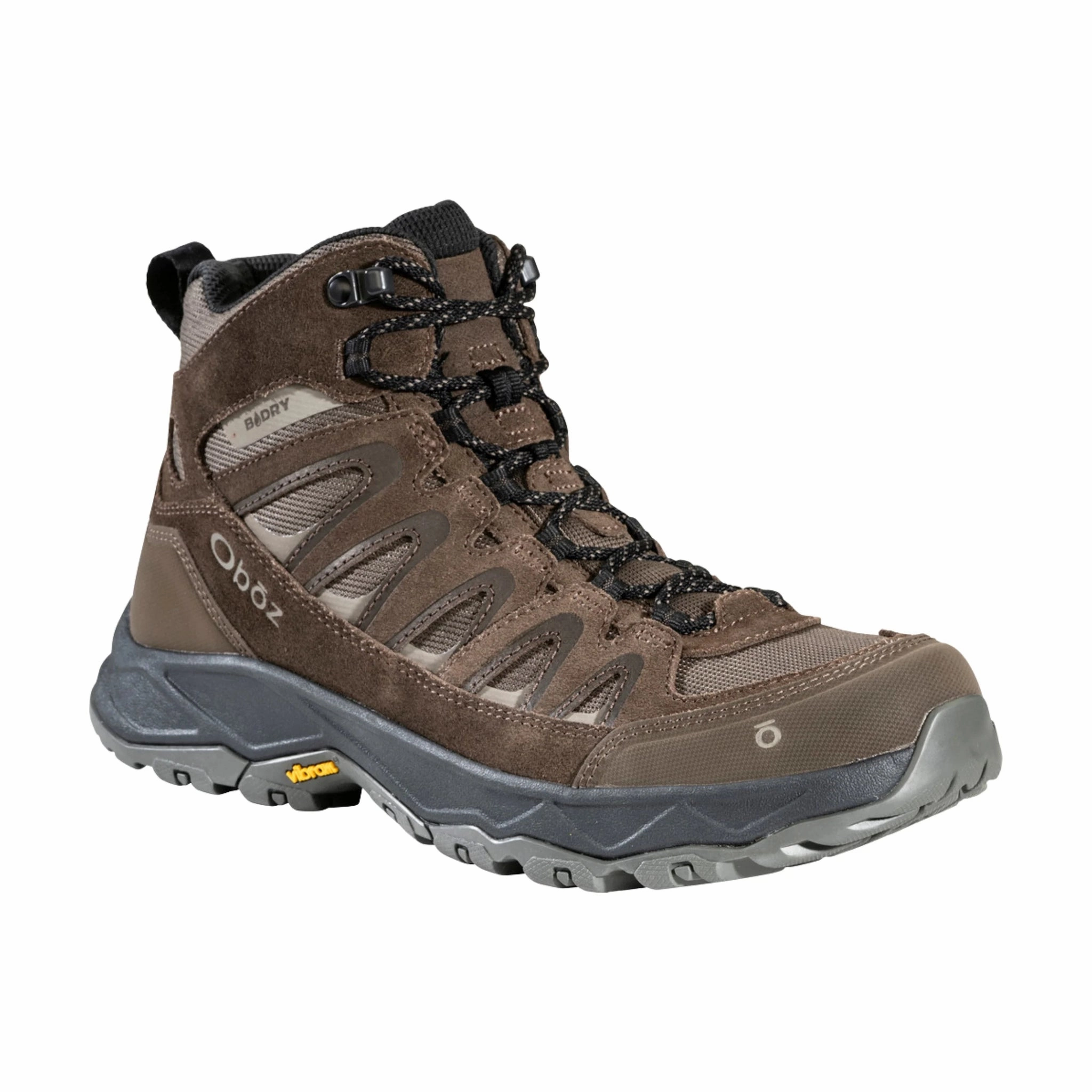 Oboz Men's Sawtooth Ascent Mid Waterproof Hiking Boots - Classic Brown Dry Comfort