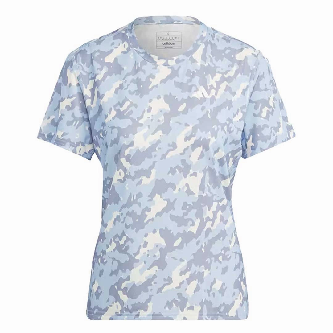 Stretchable Waistband adidas - Women's Own The Run AOP T-Shirt (HR9975)