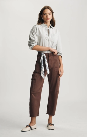 All Fit Movement Fit VINNIE BARREL CARGO IN BROWN CASUAL TWILL
