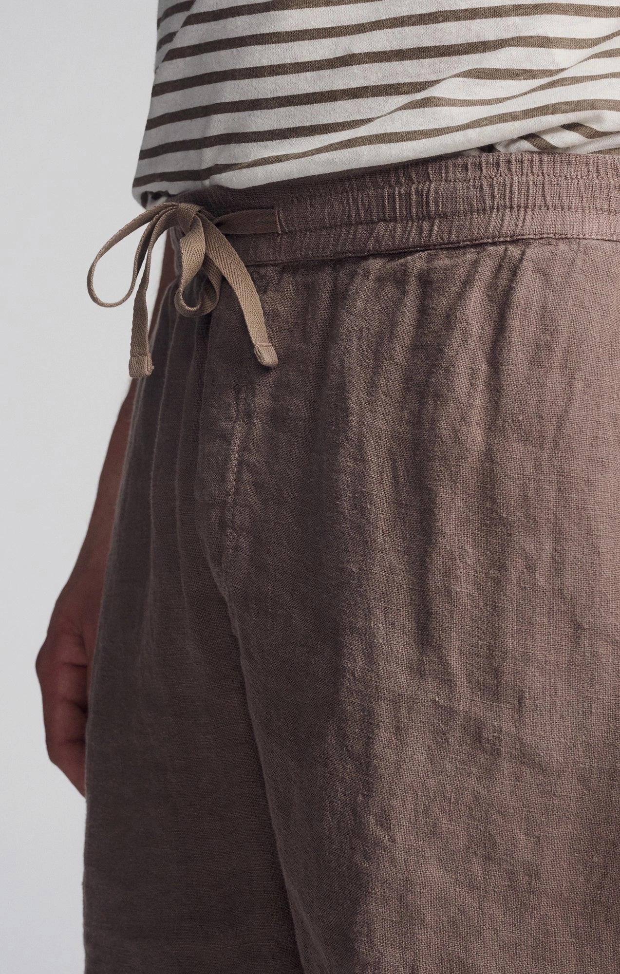 Motion Ready Linen shorts LINEN POCKET SHORTS IN BRINDLE