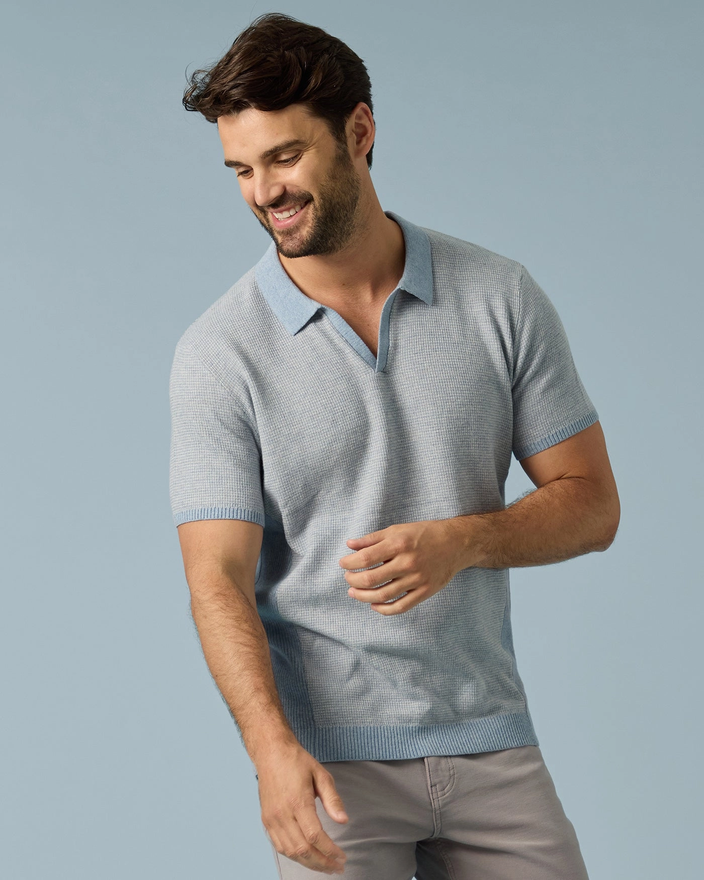 Unstructured Silhouette NORTHPORT SWEATER POLO