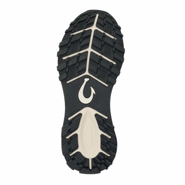 Olukai Women's Makiki Lava Rock/Dark Shadow elastic closure shoes