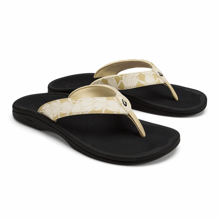 Summer Flip-flops Seamless Design Olukai Women's Ohana Toasted Coconut