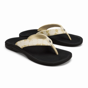 Summer Flip-flops Seamless Design Olukai Women's Ohana Toasted Coconut