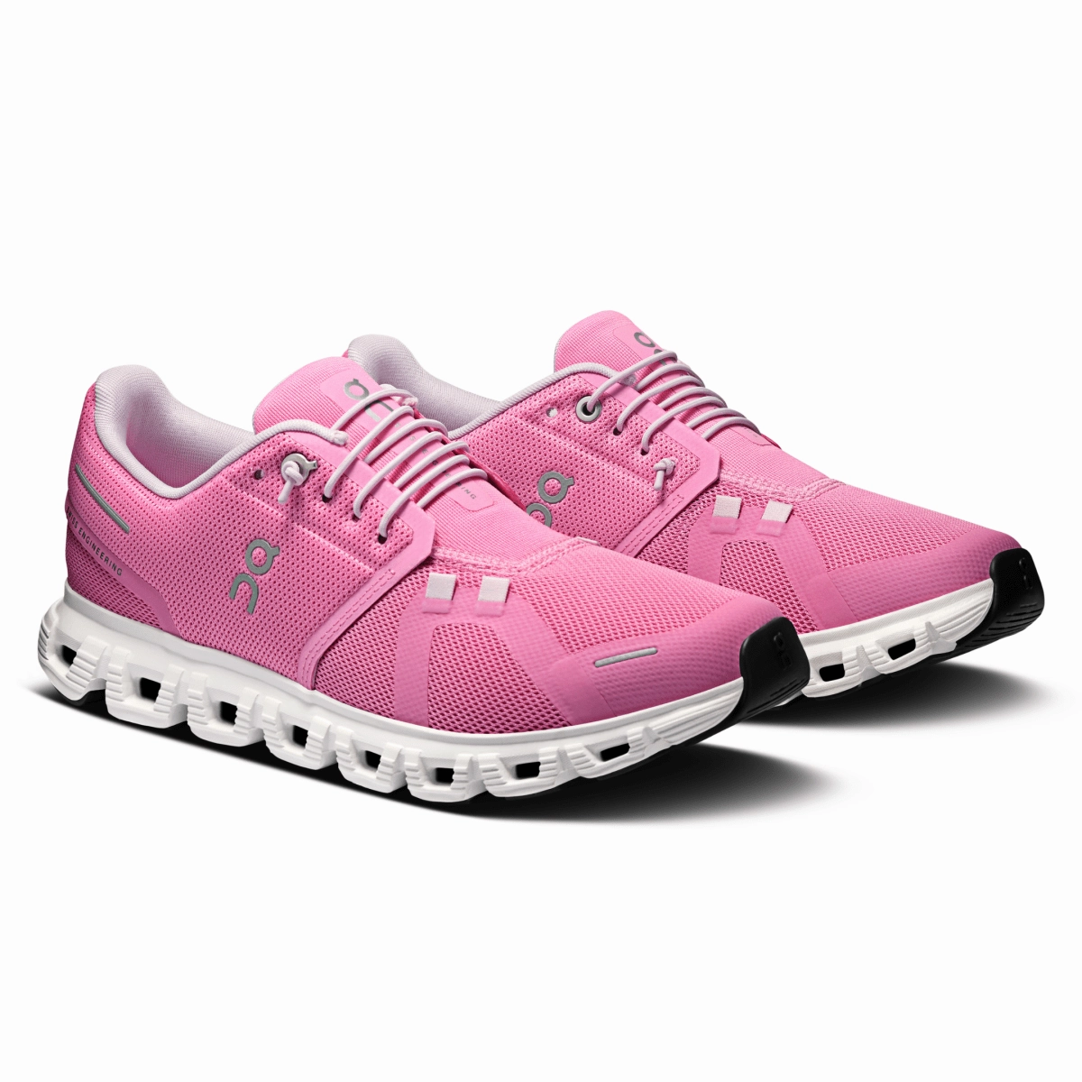 On Running Women's Cloud 6 Raspberry/White Ventilated Midsole