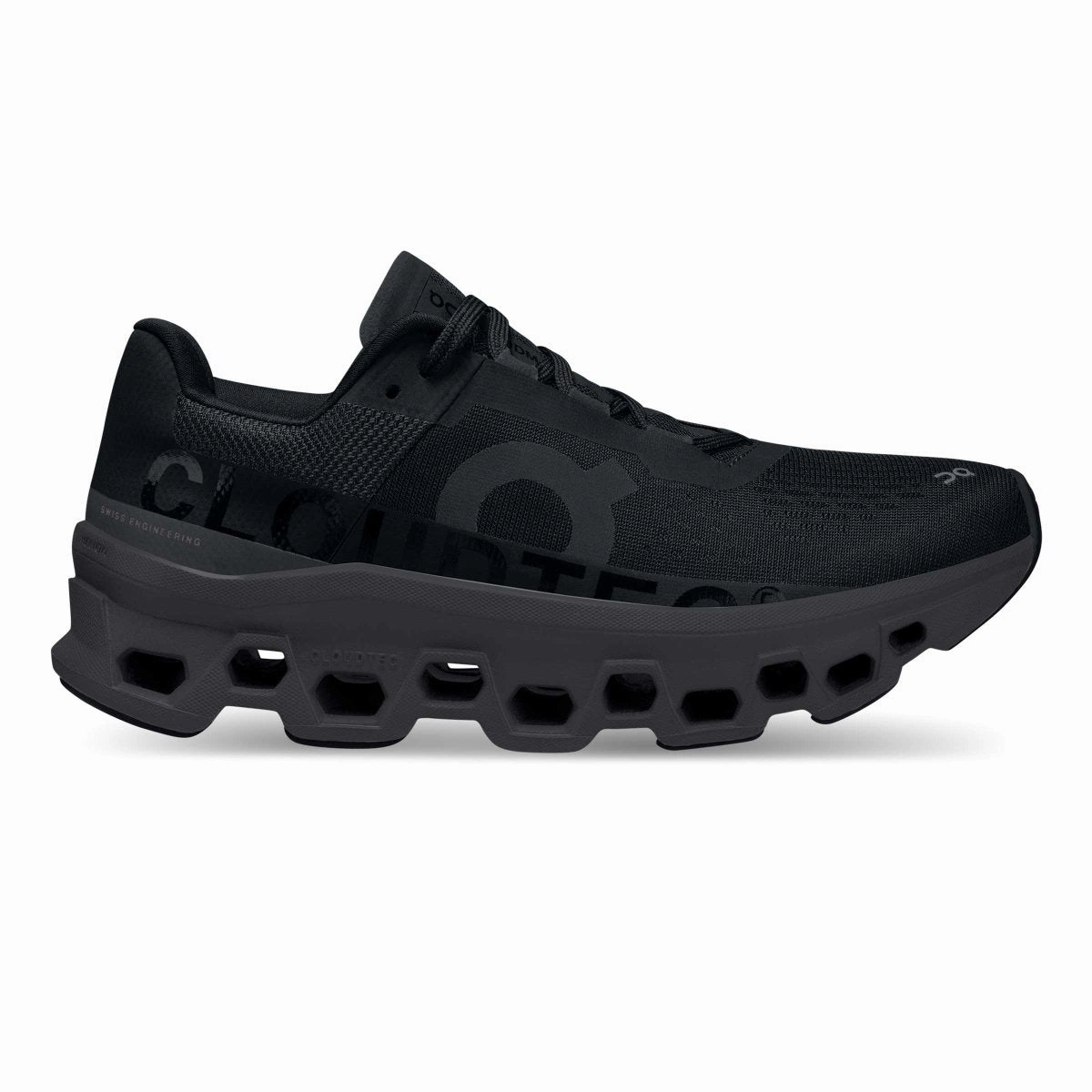 On Running Women's Cloudmonster Black/Magnet Ventilation Technology EnergyReturn