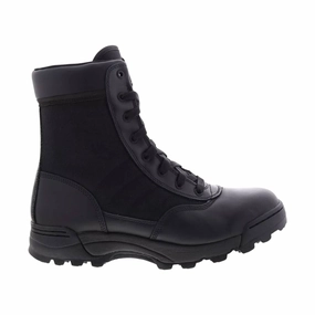 Secure Grip Grippy Outsole Trail Runner Original Footwear Men's S.W.A.T Classic 9 Inch Side Zip EN Tactical Work Boots - Black