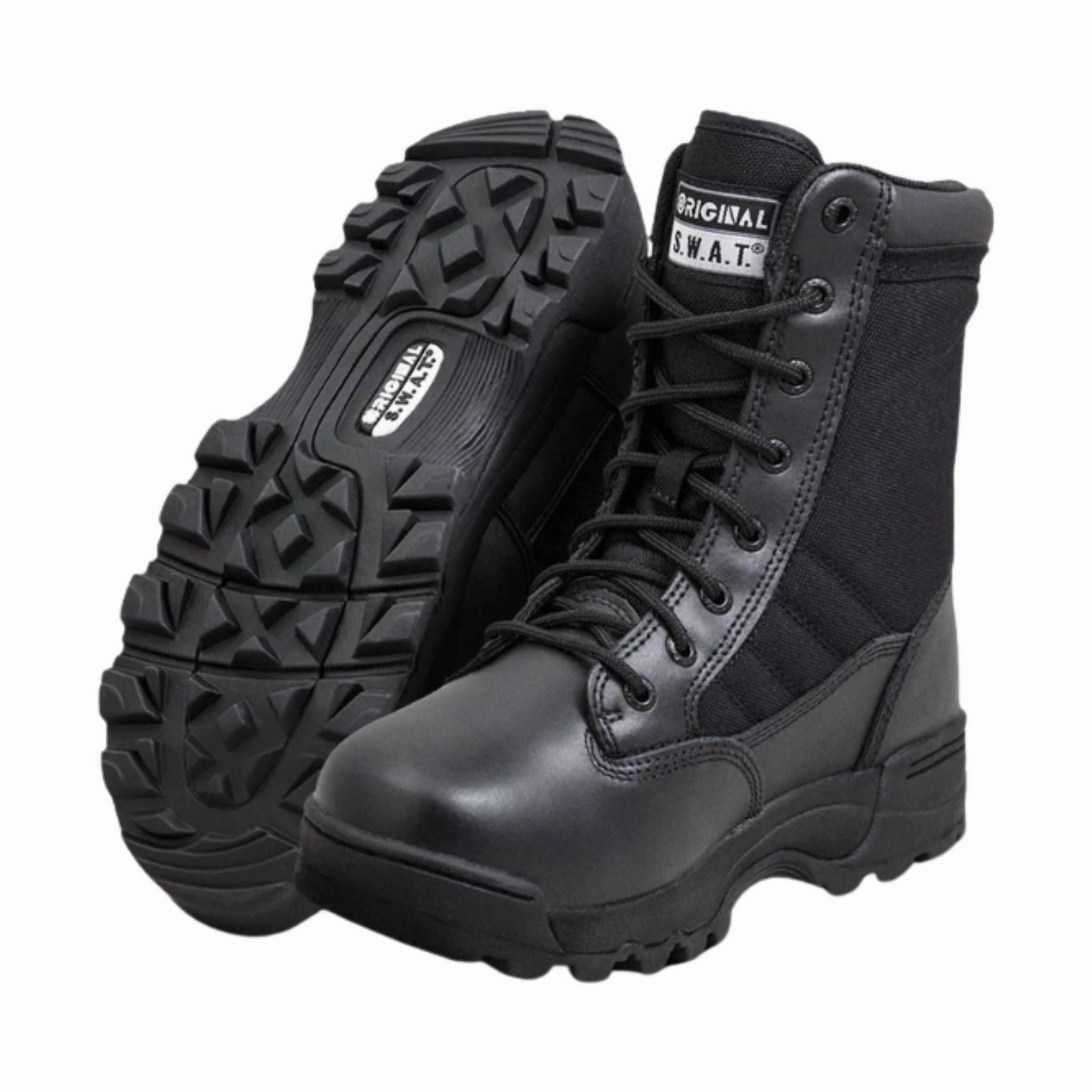Original Footwear Men's S.W.A.T Classic 9 Inch Work Boots - Black Comfortable toe box