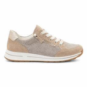 Long   Lasting Quality Low Support Ara Women's Oleanna Sand Puntikid Suede