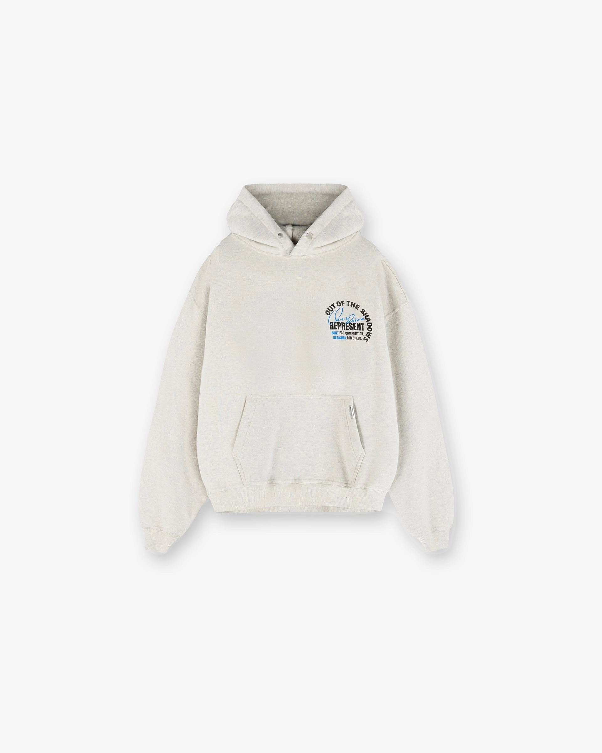 Easy Layering Gym Wear Out Of The Shadows Hoodie - Cream Marl