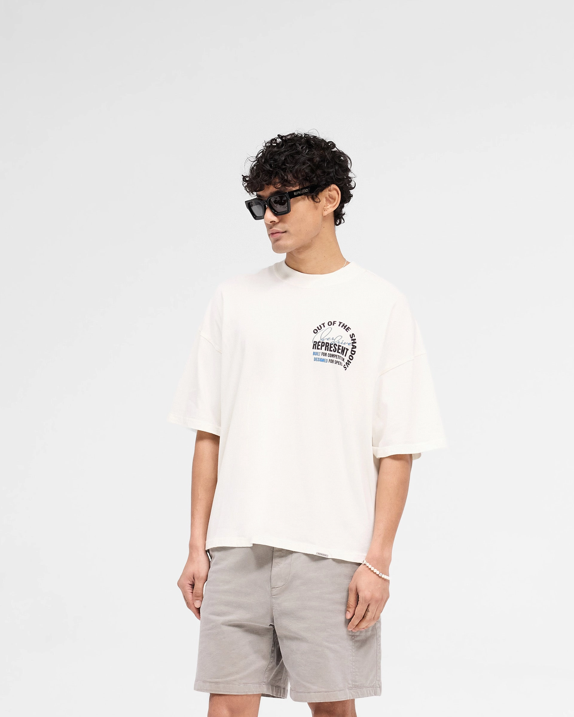 UPF Rated Fabric Out Of The Shadows T-Shirt - Flat White