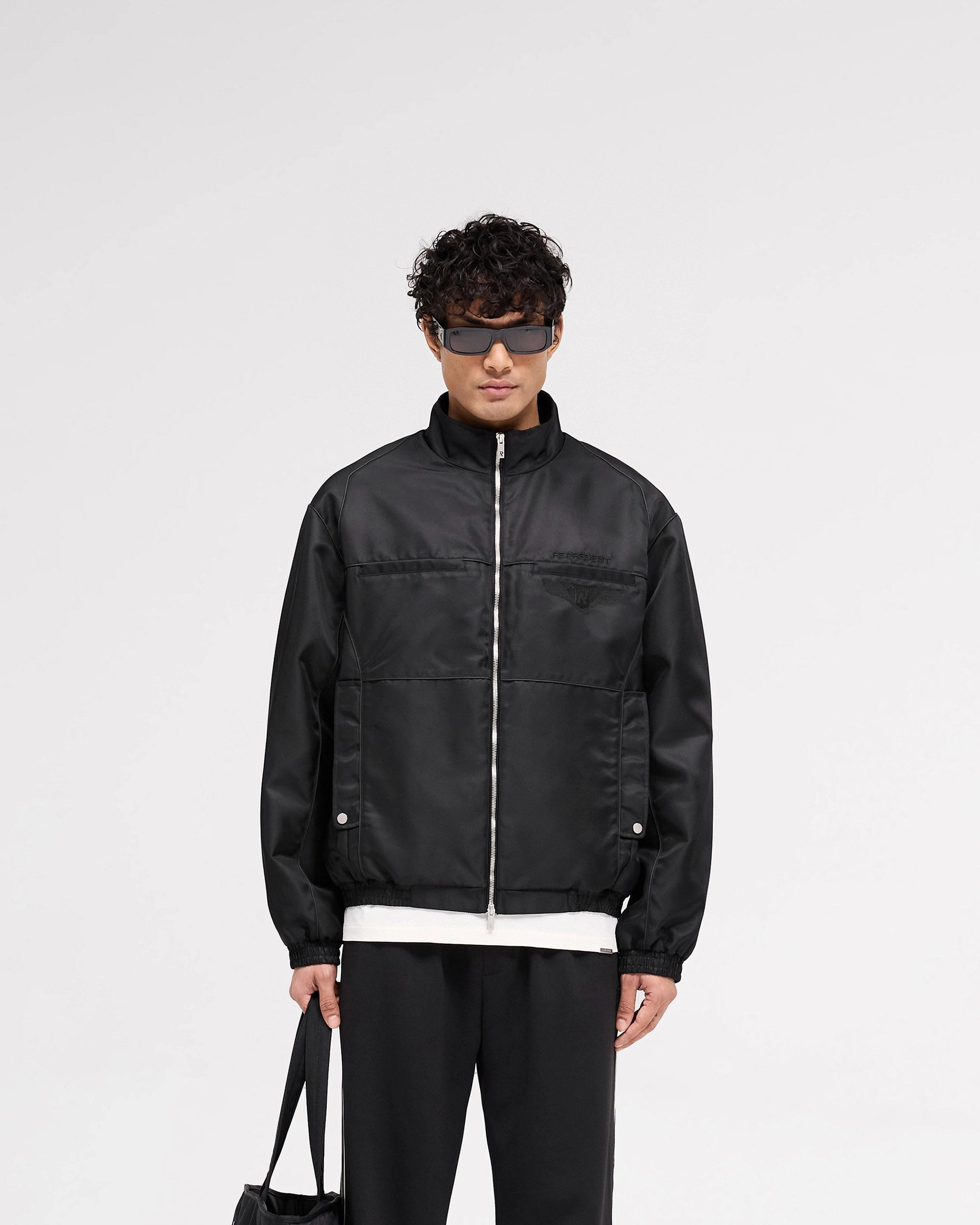 DoubleLayeredCuffs Overdrive Racing Jacket - Black