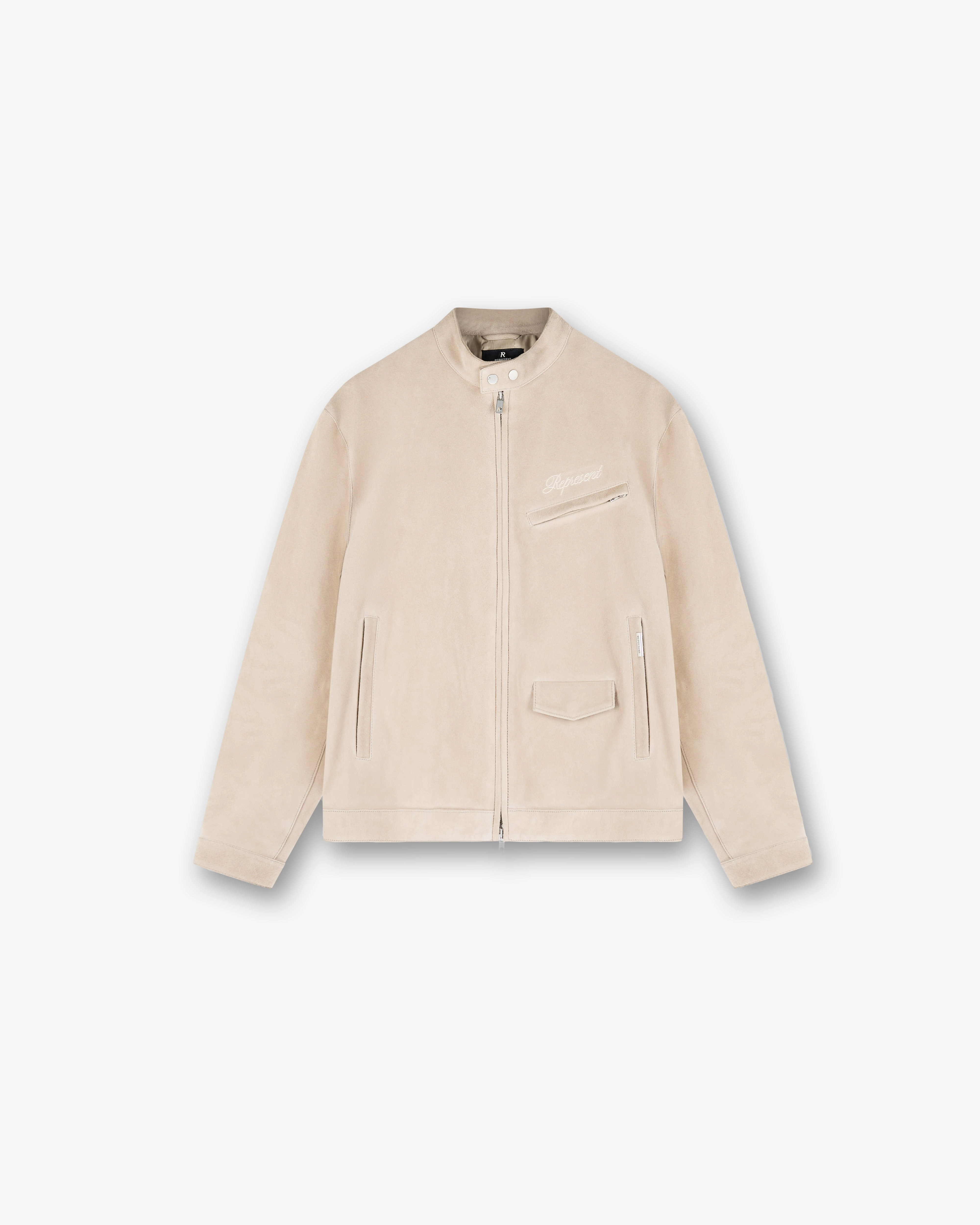 Overdrive Suede Jacket - Beige Clean Edge Piece