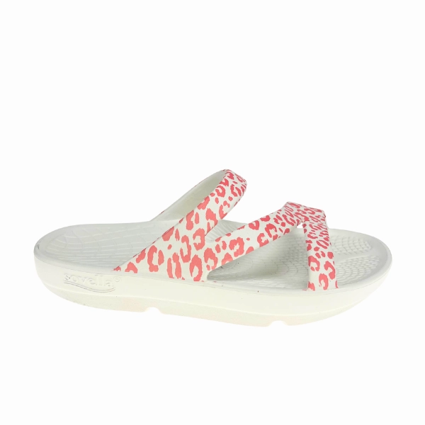 Sovella Women's PF Slide Pink/Leopard Balanced feel