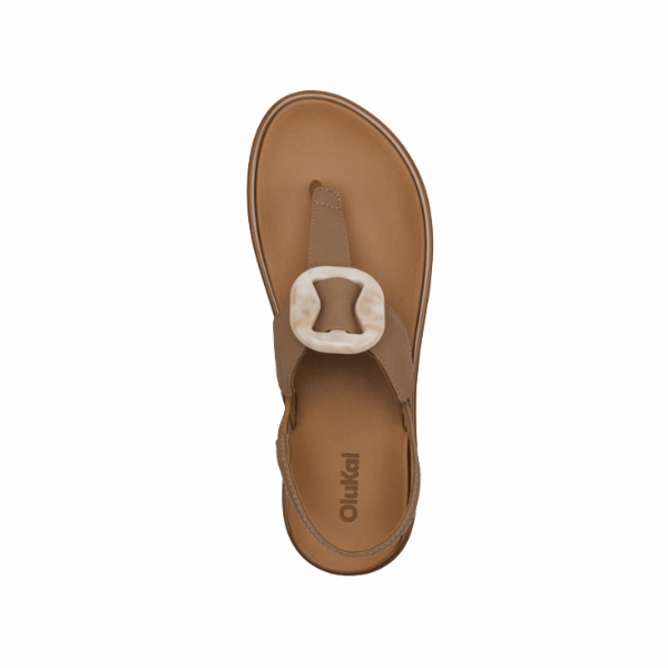 Olukai Women's La??i T?CBar Tan Stylish Shoes Outing Fit