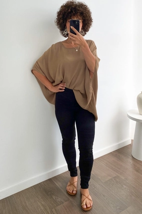 AbrasionResistantFabric Panel Jeans Petite