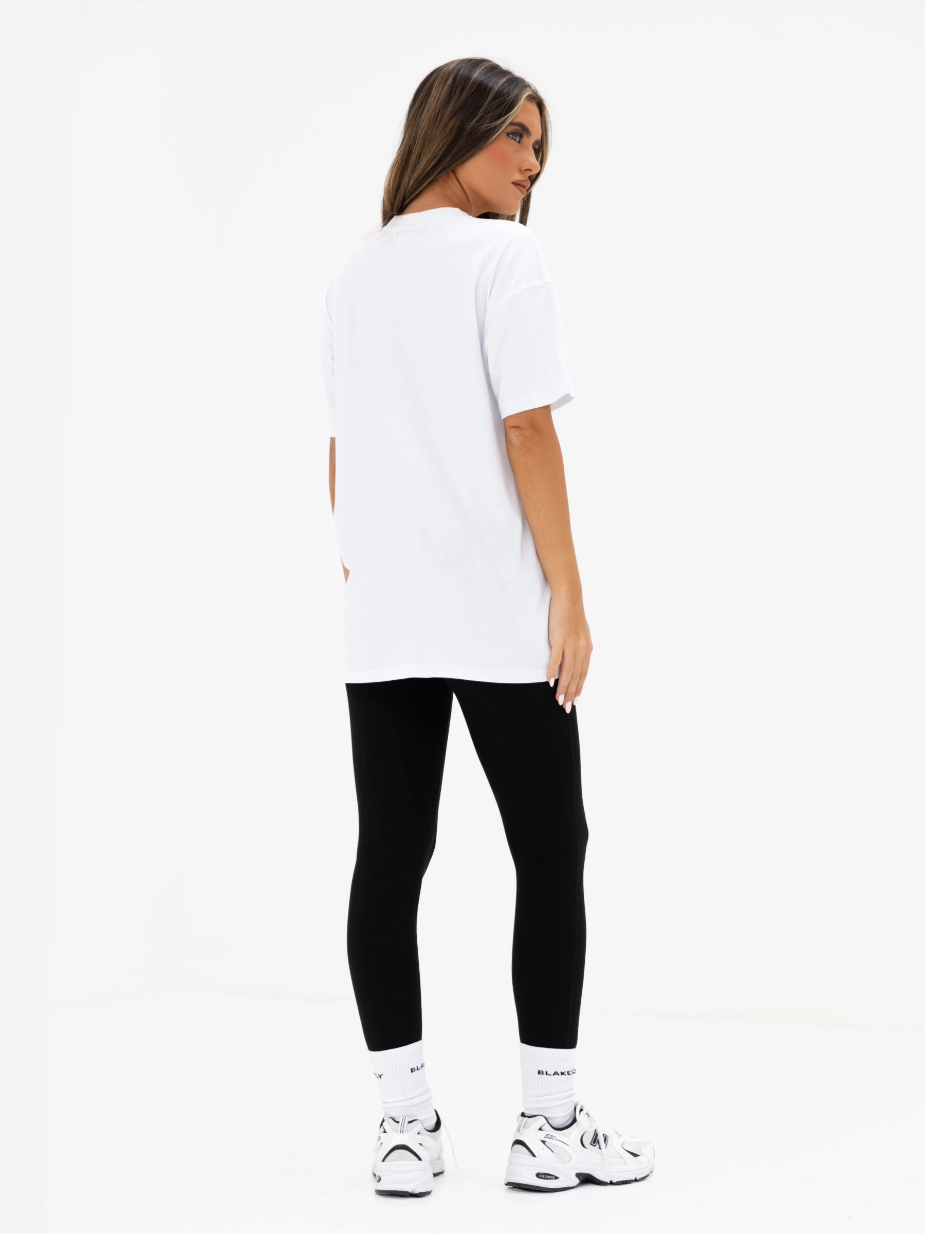 discount offer Sophia Oversized T-Shirt - White & Classic Red