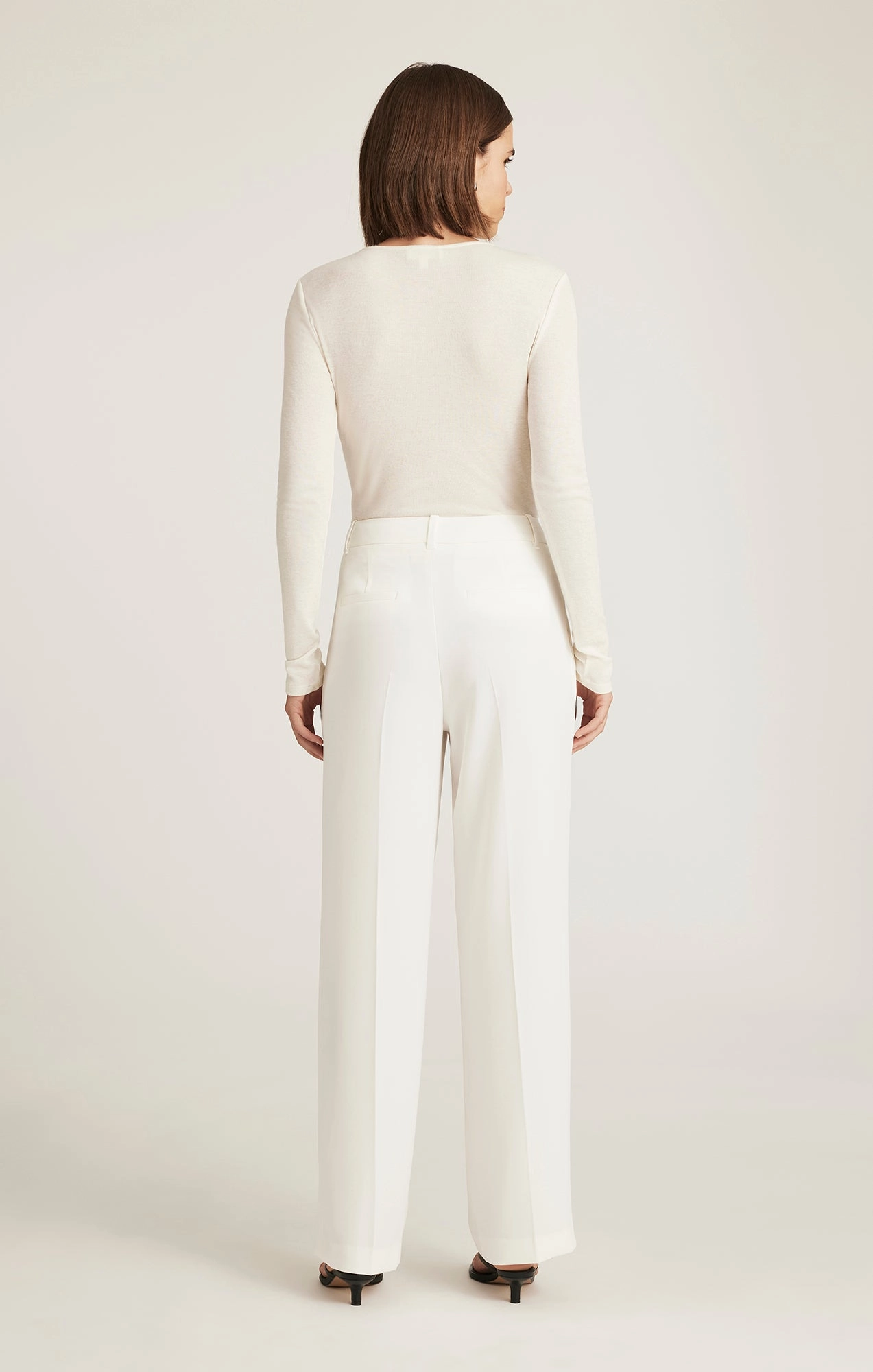 ThermalInsulation EDITION STRAIGHT LEG PANTS IN COCONUT MILK