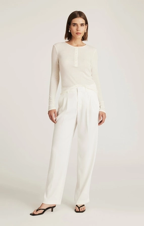 Move Easy EDITION STRAIGHT LEG PANTS IN COCONUT MILK