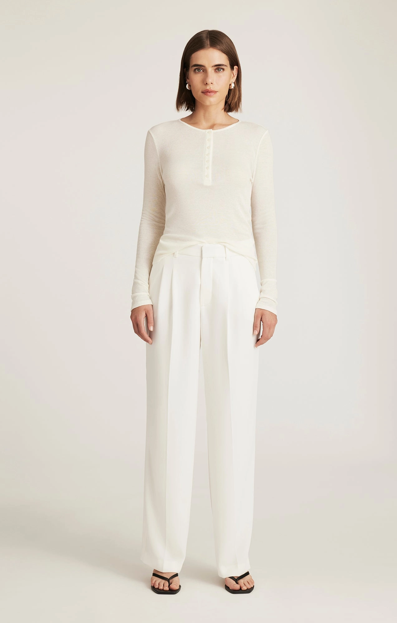 EDITION STRAIGHT LEG PANTS IN COCONUT MILK Modern Fit OdorResistantFinish