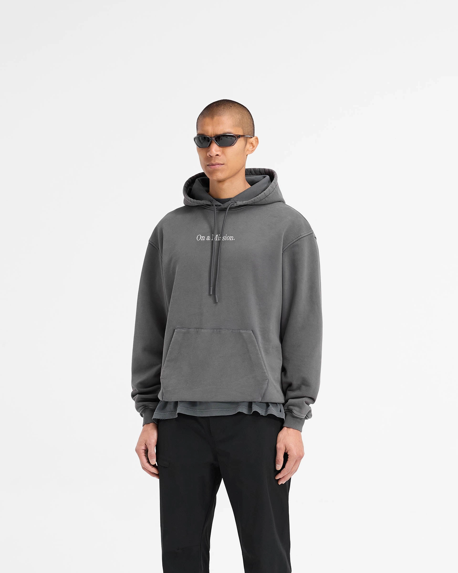 247 On A Mission Hoodie - Aged Black Easter outfit