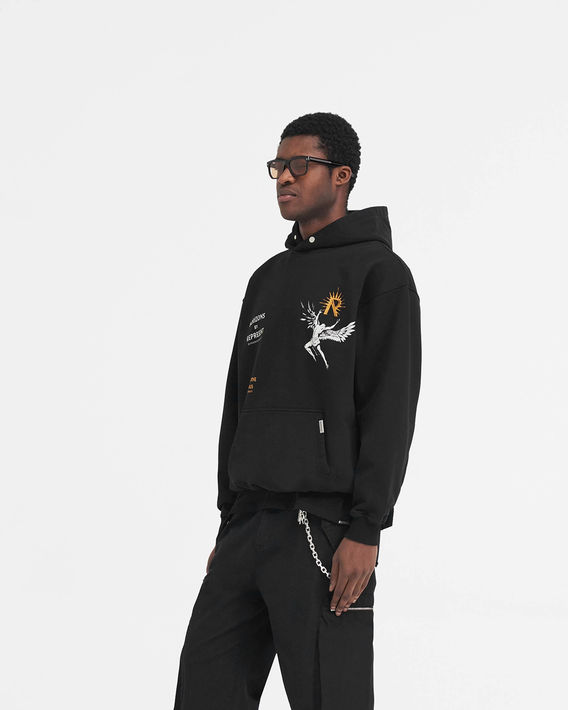Icarus Hoodie - Jet Black All-Season Comfort