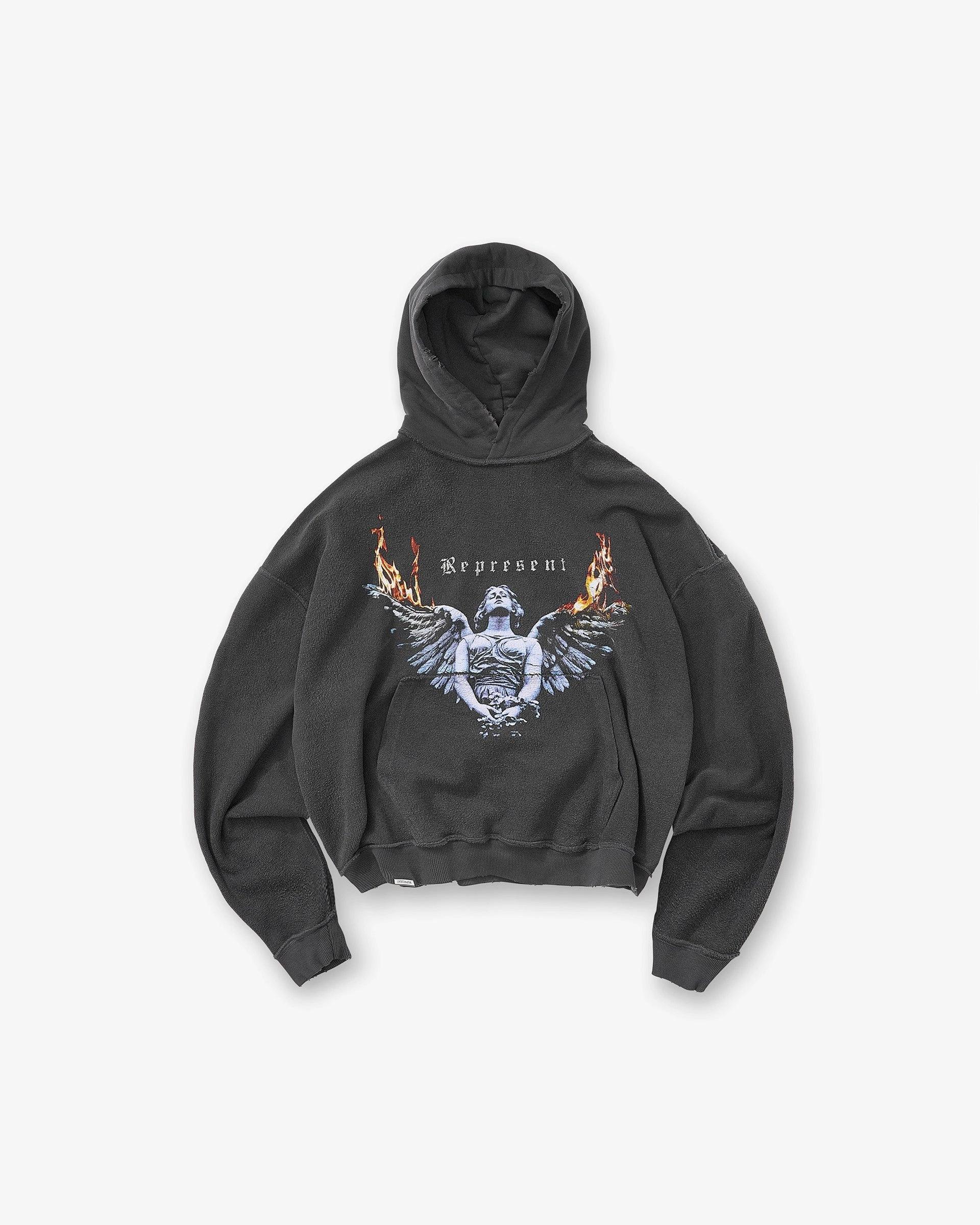 Reversible Living Legacy Tour Hoodie - Sun Fade Grey Panda like Contemporary Look