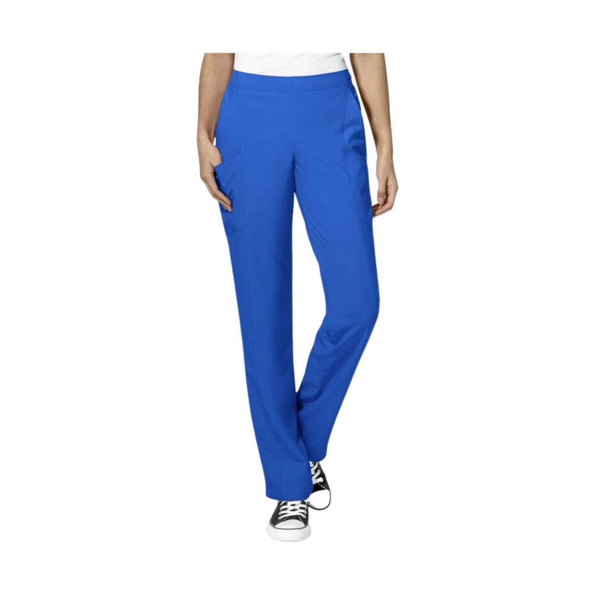 Wink Women's Full Elastic Scrubs Pants - Royal AllDayComfort Weekend Ready