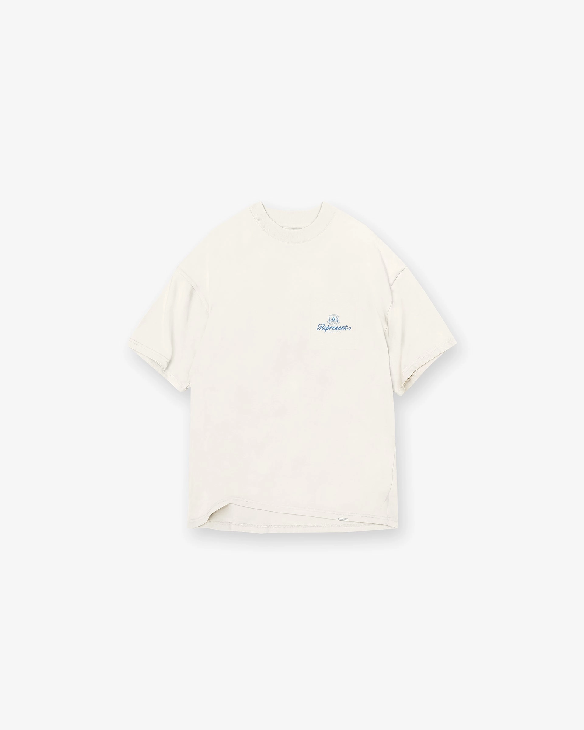 Cool Vibes Permanent Vacation Pocket T-Shirt - Antique White