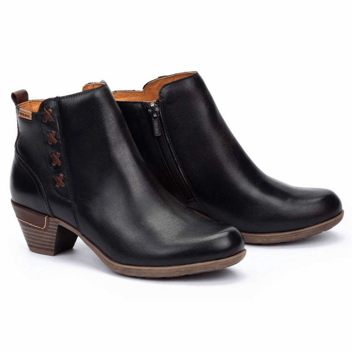 Nature Ready Durable Shell City Walking Pikolinos Women's Rotterdam Black Leather