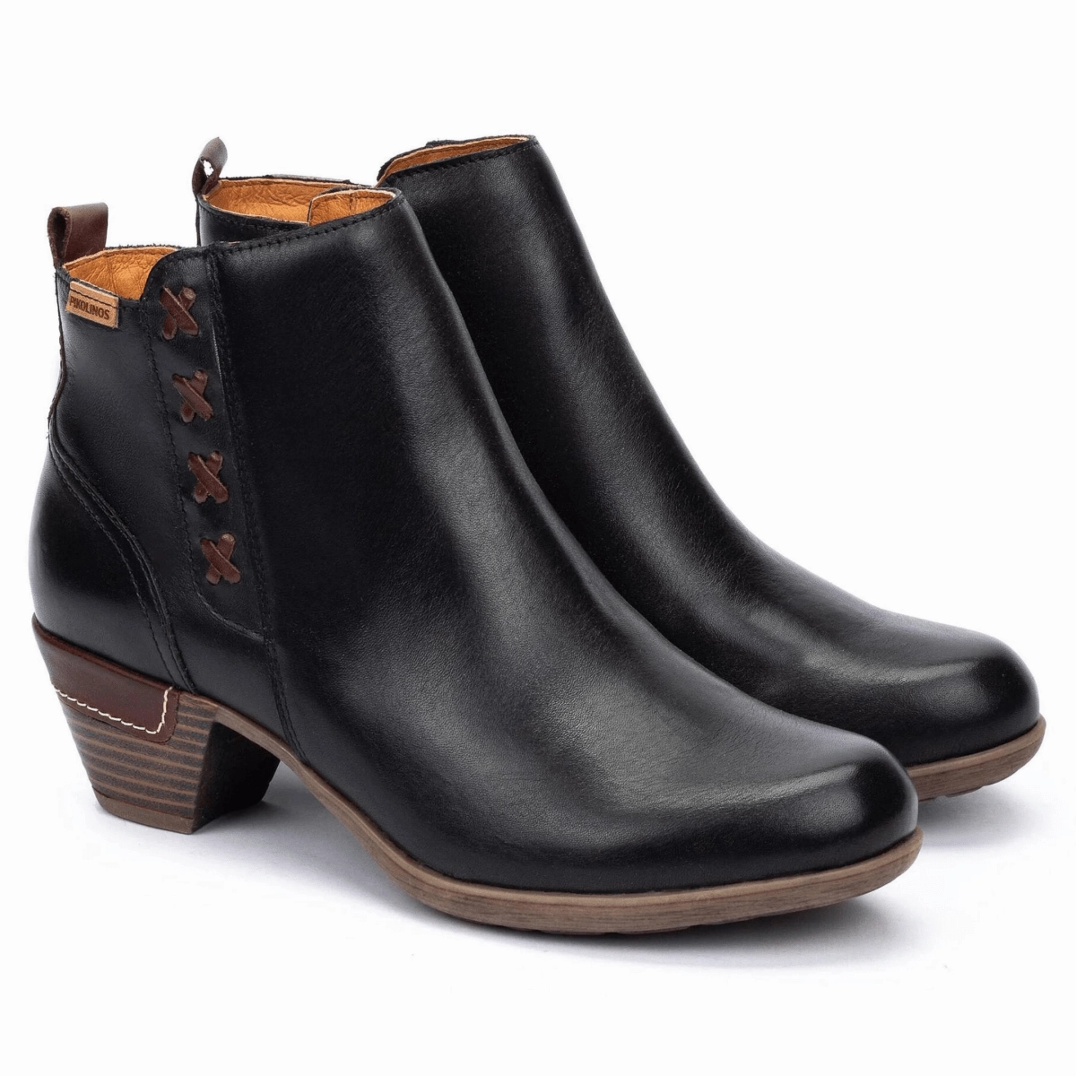 Protective Finish Comfort Seeker Pikolinos Women's Rotterdam Black Leather