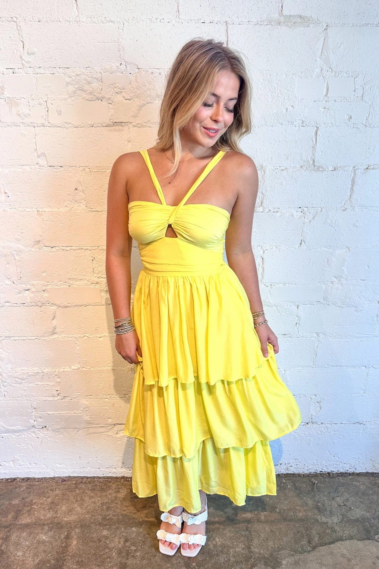 Pineapple Dream Midi Dress Urban Cool