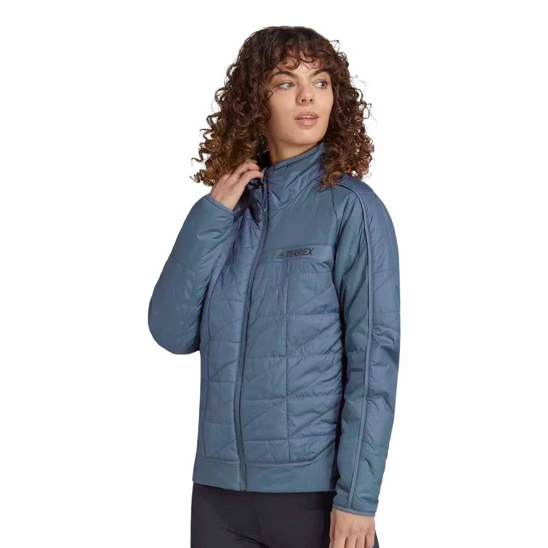 Faux Fur Collar adidas - Women's Terrex Multi Synthetic Insulated Jacket (HS9730)