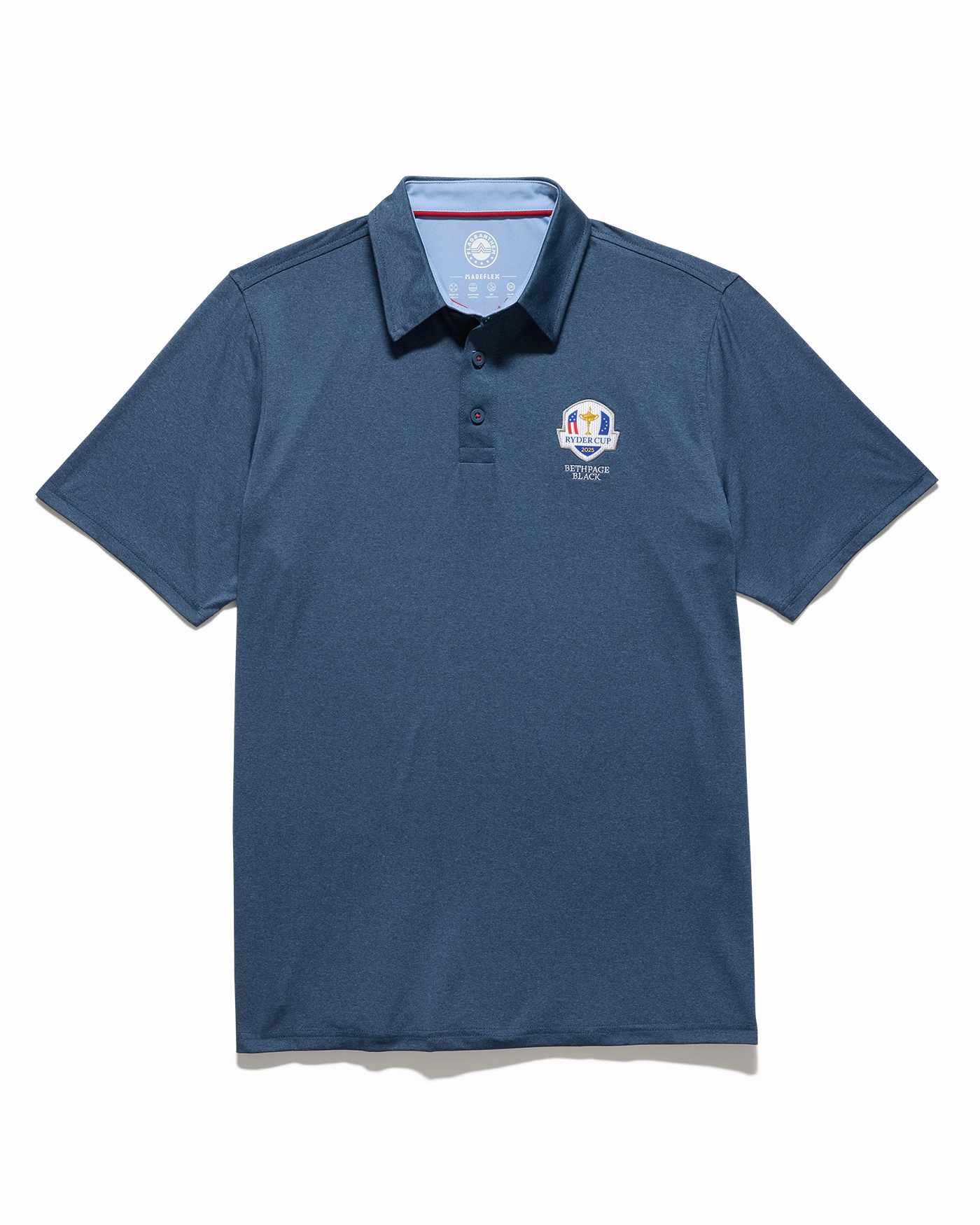 ZeroIrritation Seams Striped Design 2025 RYDER CUP PINEHURST PERFORMANCE POLO