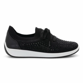 Lateral Stability Hyper Breathable Knit Ara Women's Lisbon Lace Black