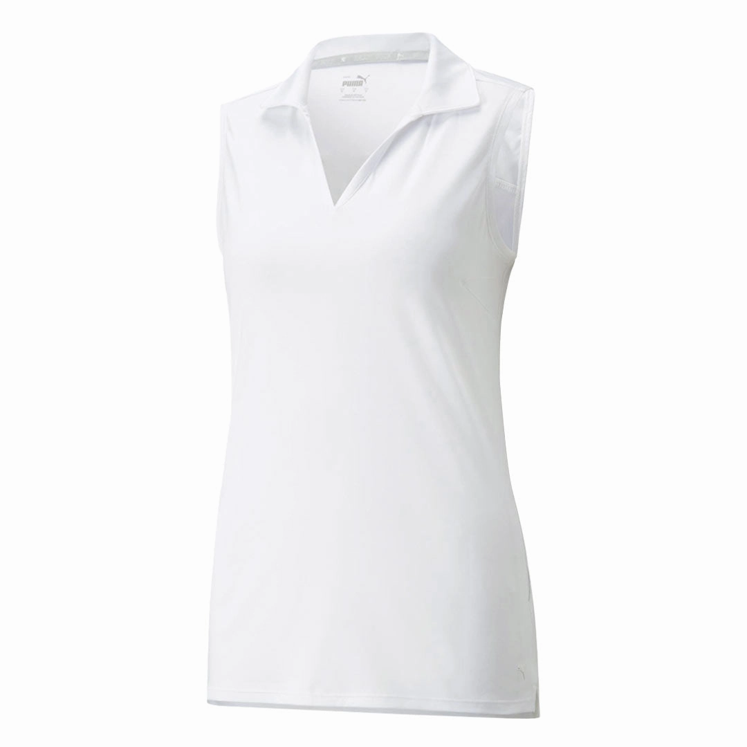 All Weather Adaptability Cashmere Blend Puma - Women's Cloudspun Coast Sleeveless Polo (532992 01)