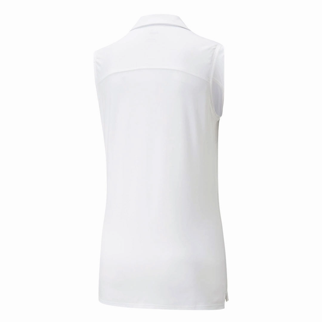 Flat Lock Stitching Puma - Women's Cloudspun Coast Sleeveless Polo (532992 01)