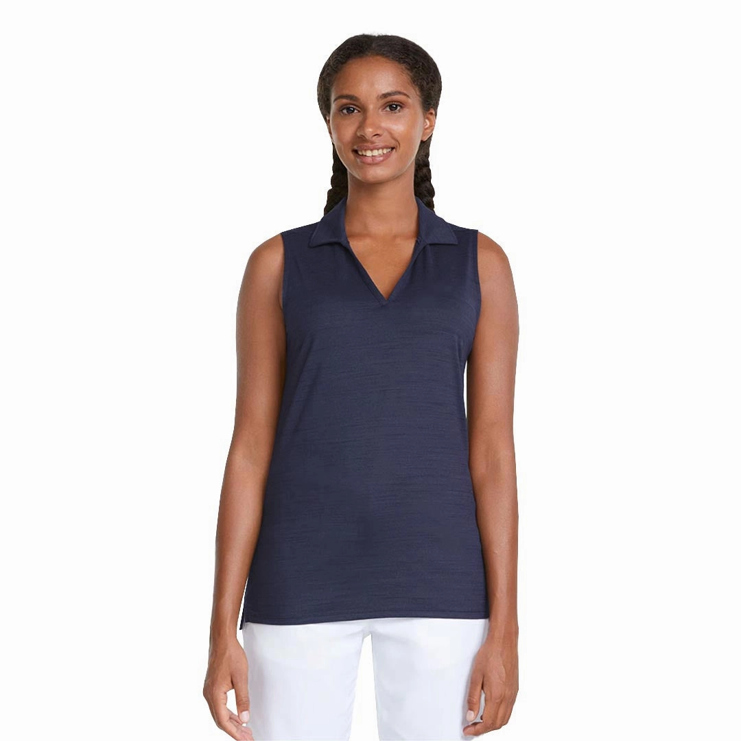 Puma - Women's Cloudspun Coast Sleeveless Polo (532992 03) Eco Conscious Production InterchangeableLining