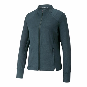 Puma - Women's CLOUDSPUN Heather Full Zip Golf Jacket (537502 03) All Seasons
