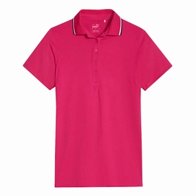 Puma - Women's Cloudspun Tipped Short Sleeve Polo (622155 08) Chill Commute Fit Durable Double Stitching