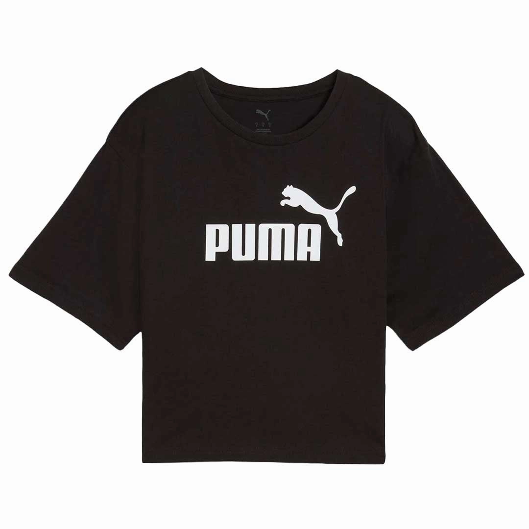 Noise Reduced Fastener System Puma - Women's Essentials Cropped No. 1 Logo Relaxed T-Shirt (684972 01)